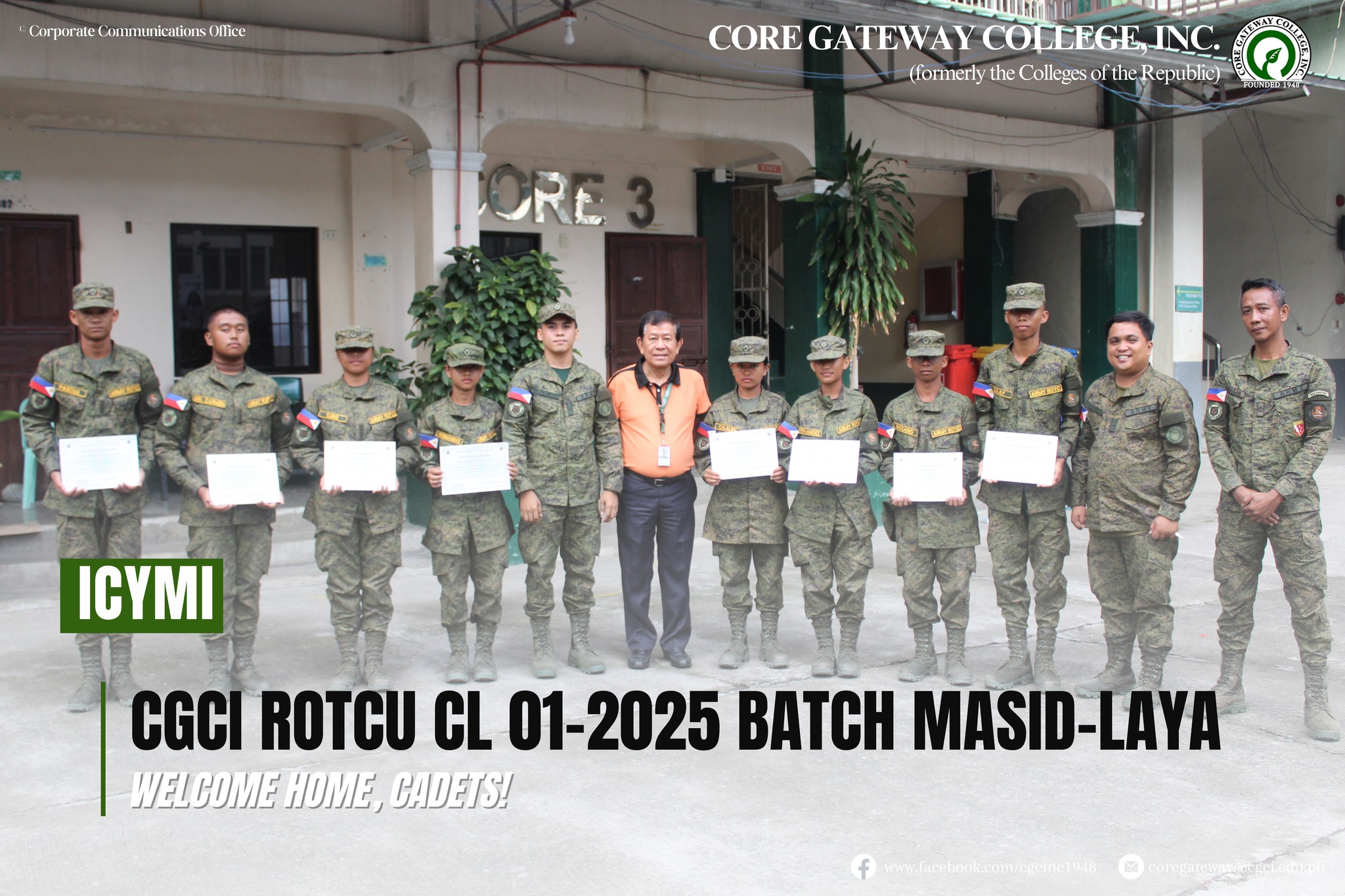 IN PHOTOS | CGCI ROTCU Cadets Complete 28-Day RSCT Training