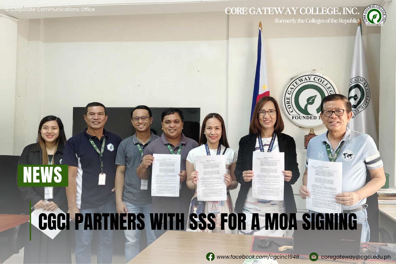 𝗜𝗖𝗬𝗠𝗜 | CGCI PARTNERS WITH SSS FOR MOA SIGNING