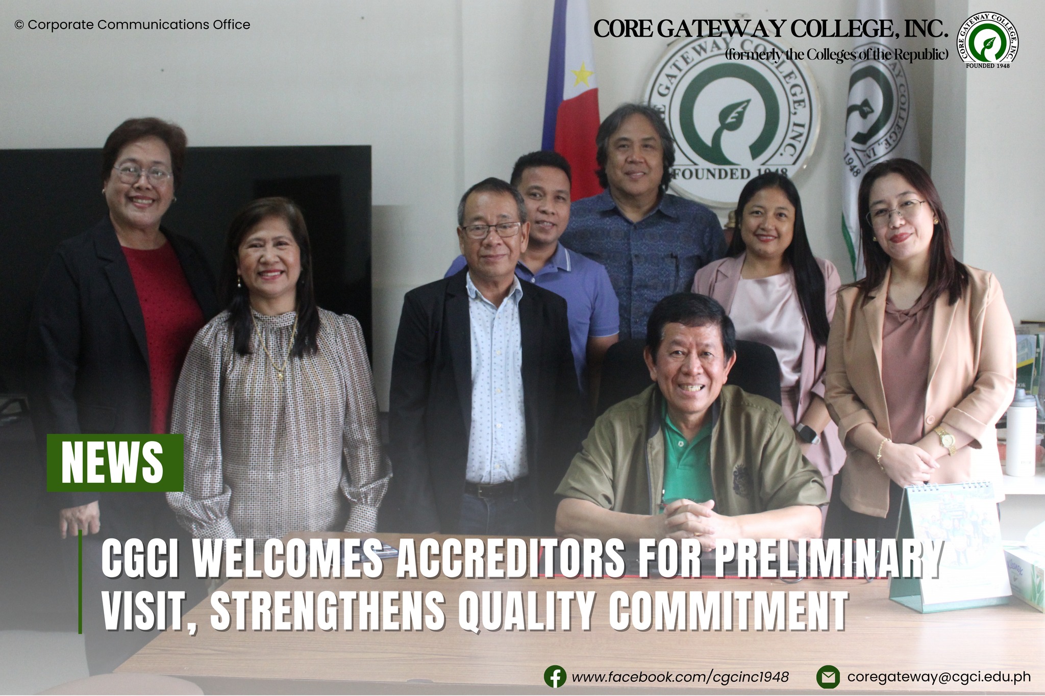 NEWS | CGCI Welcomes Accreditors for Preliminary Visit, Strengthens Quality Commitment
