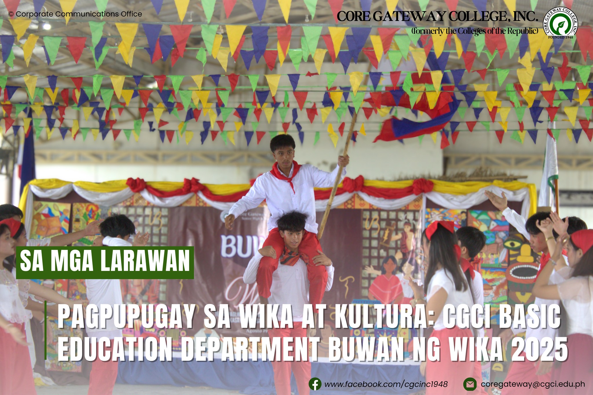 SA MGA LARAWAN | Pagpupugay sa Wika at Kultura: CGCI Basic Education Department sa Buwan ng Wika 2025